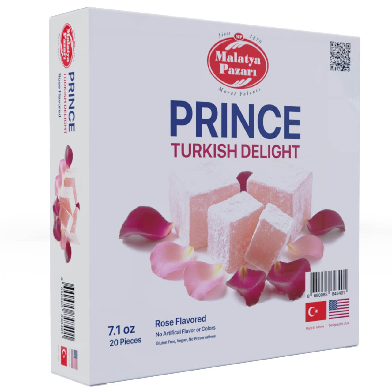 Prince Turkish Delight Rose Flavored 7.1 oz